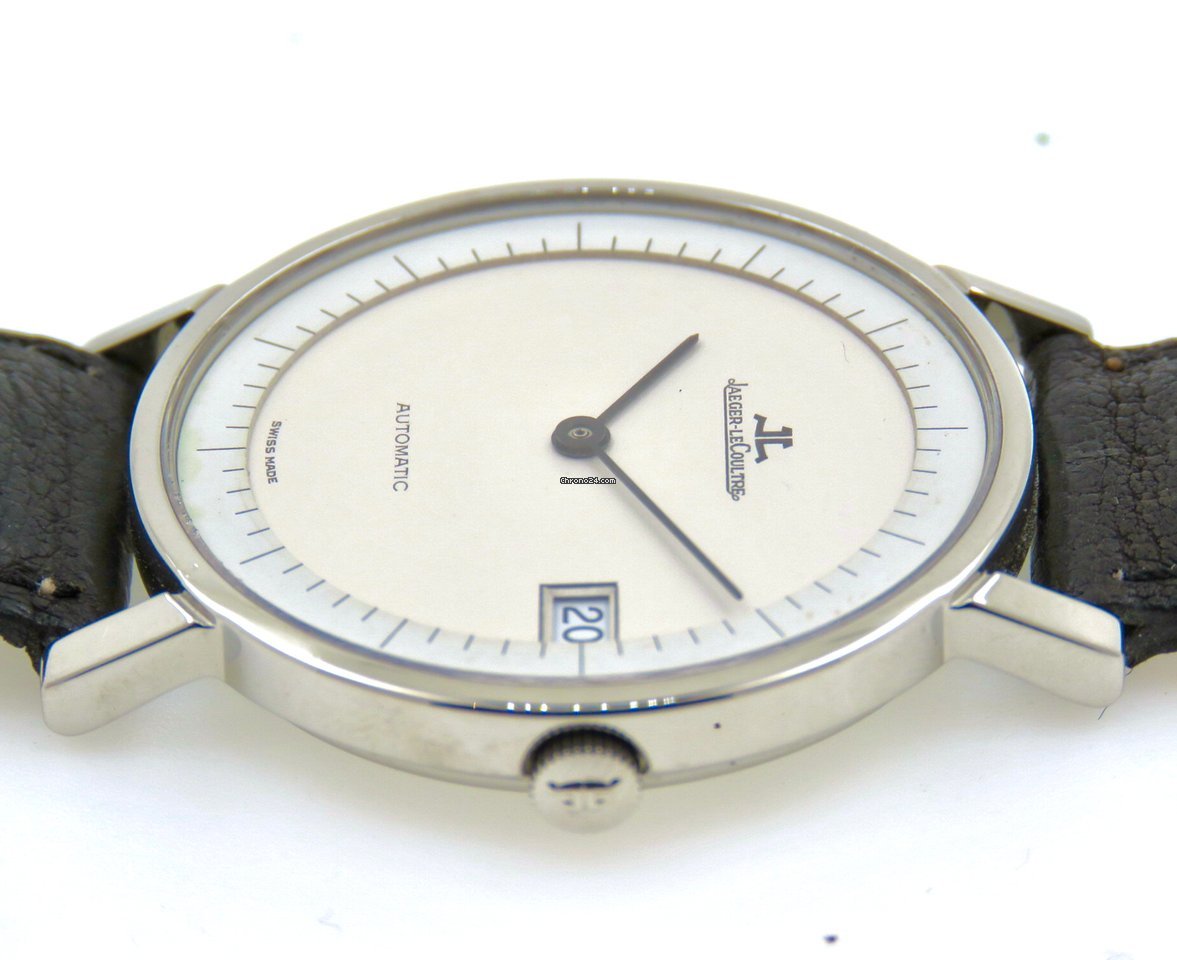 Jaeger-LeCoultre Mens watch Unisex Automatic Steel J98020 Extra Slim Automatic Case 34.5mm. Stainless Steel Men Watch 5