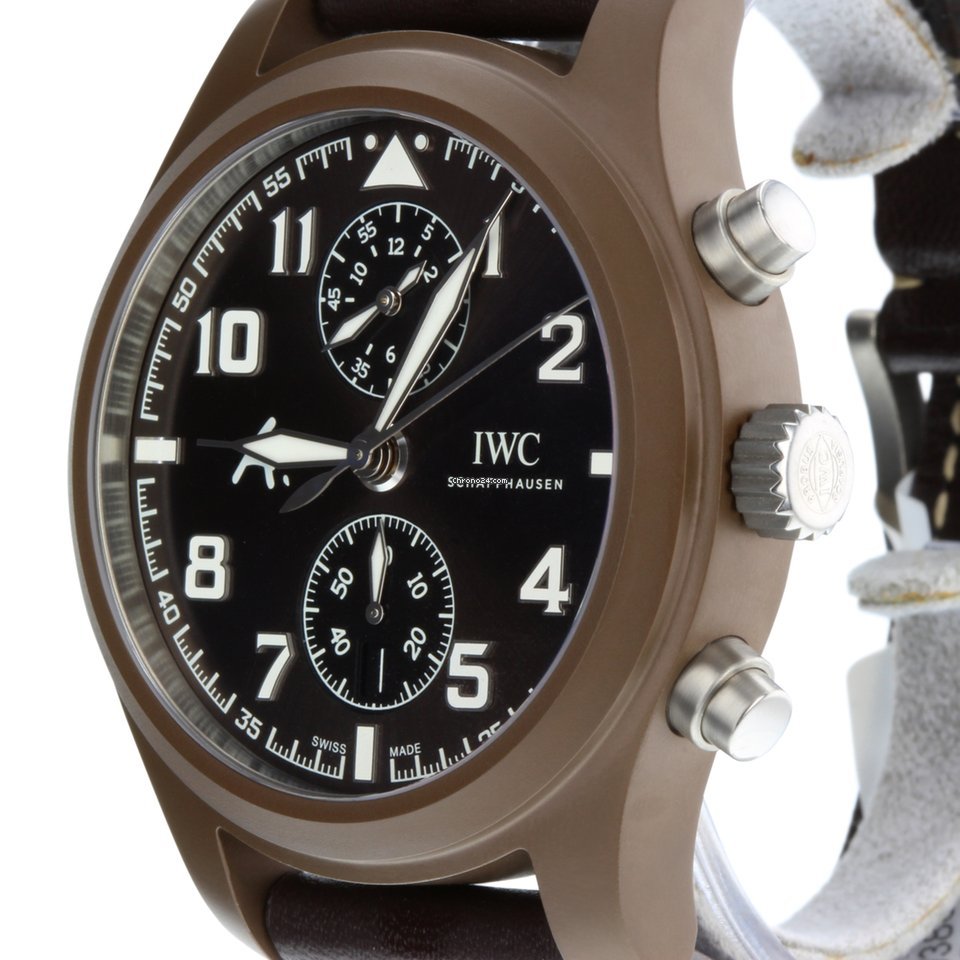 IWC Pilot Chronograph Mens watch Unisex Automatic Ceramic IW388004 5