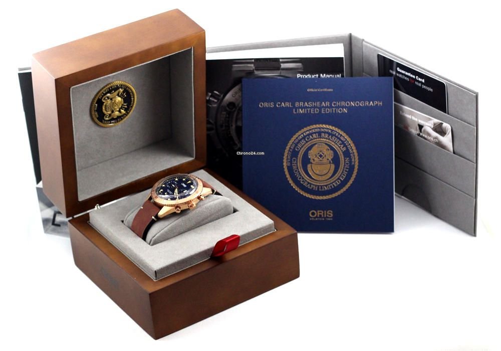Oris Carl Brashear Mens watch Unisex Automatic Bronze 01 771 7744 3185 LS 5