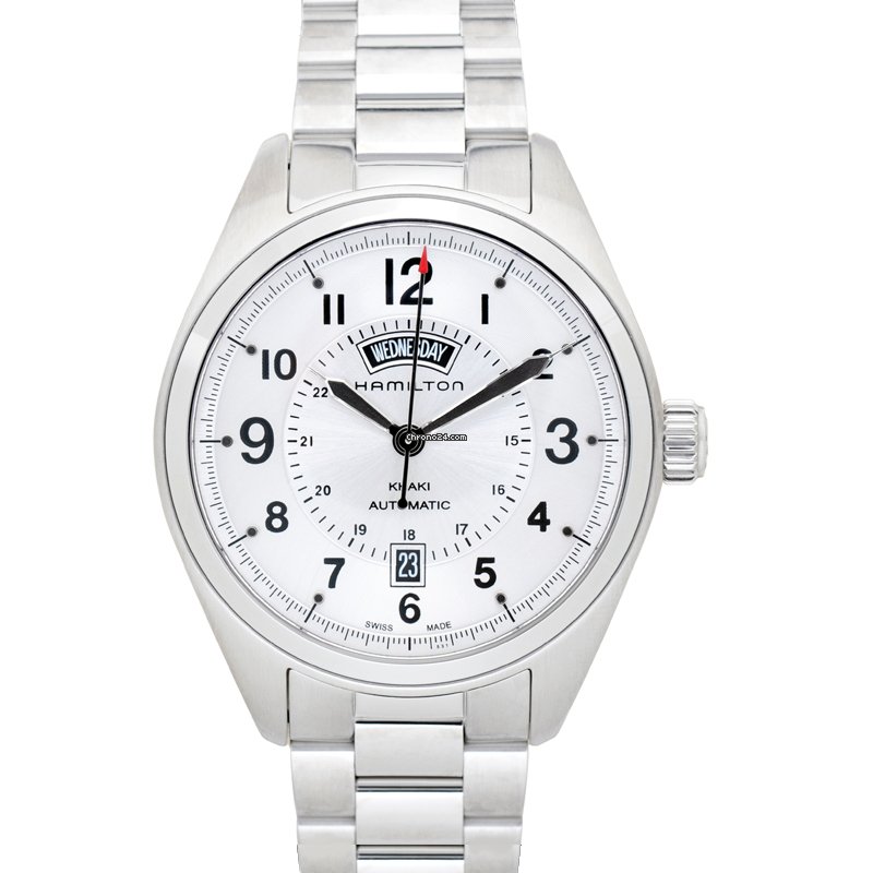 Hamilton Khaki Field Day Date Mens watch Unisex Automatic Steel H70505153 5