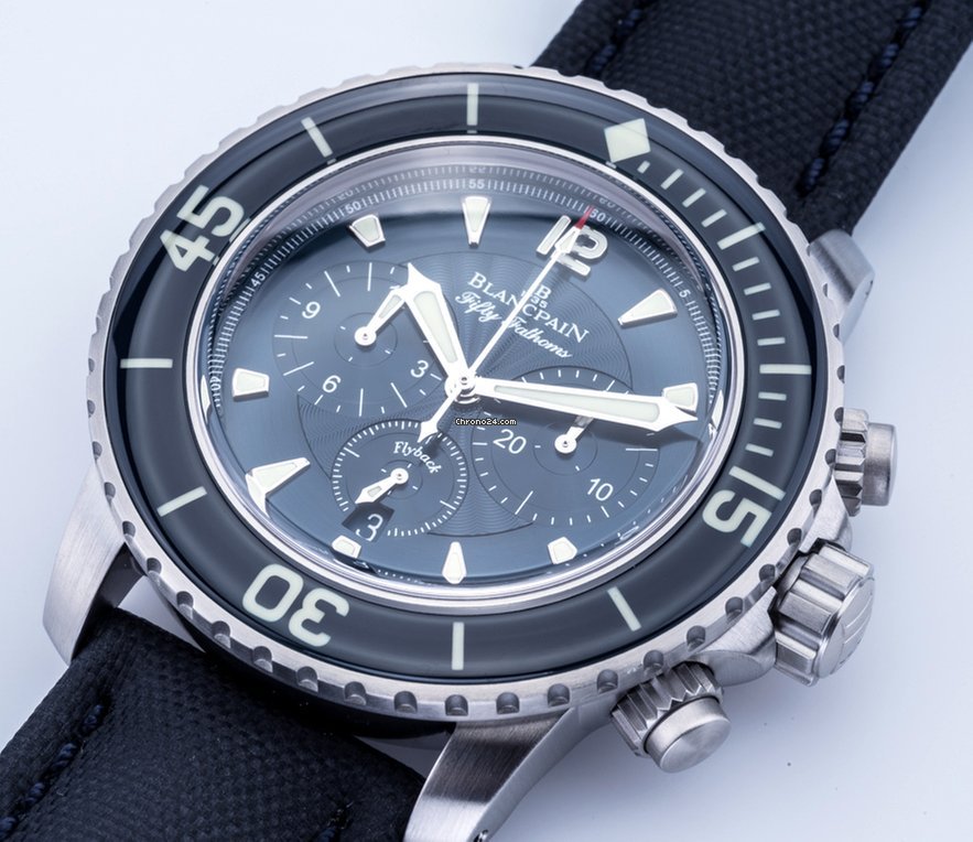 Blancpain Fifty Fathoms Mens watch Unisex Automatic Steel 5085FB-1140-52B 5