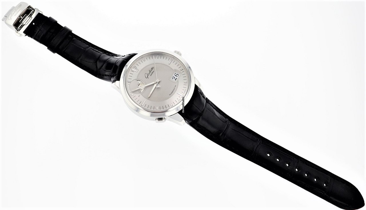 Glashtte Original Senator Panorama Date Moon Phase Mens watch Unisex Automatic Steel 100-04-04-02-04 5