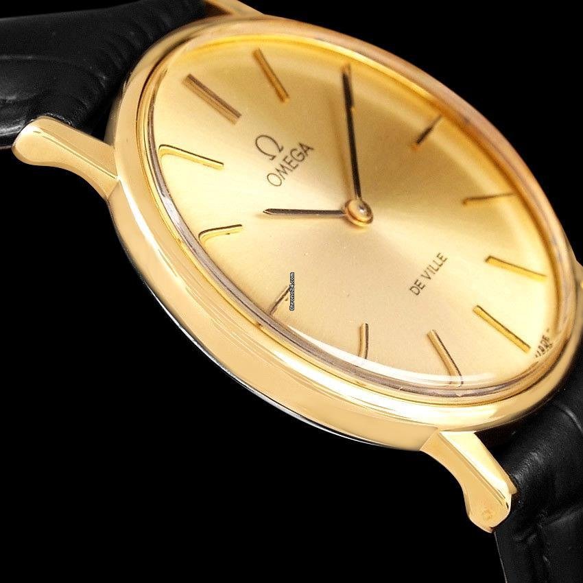 Omega De Ville Mens watch Unisex Manual winding Gold Steel 6332 5