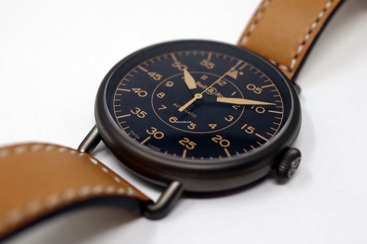 Bell & Ross Vintage Mens watch Unisex Automatic Steel BRWW1-92-HER SCA 5