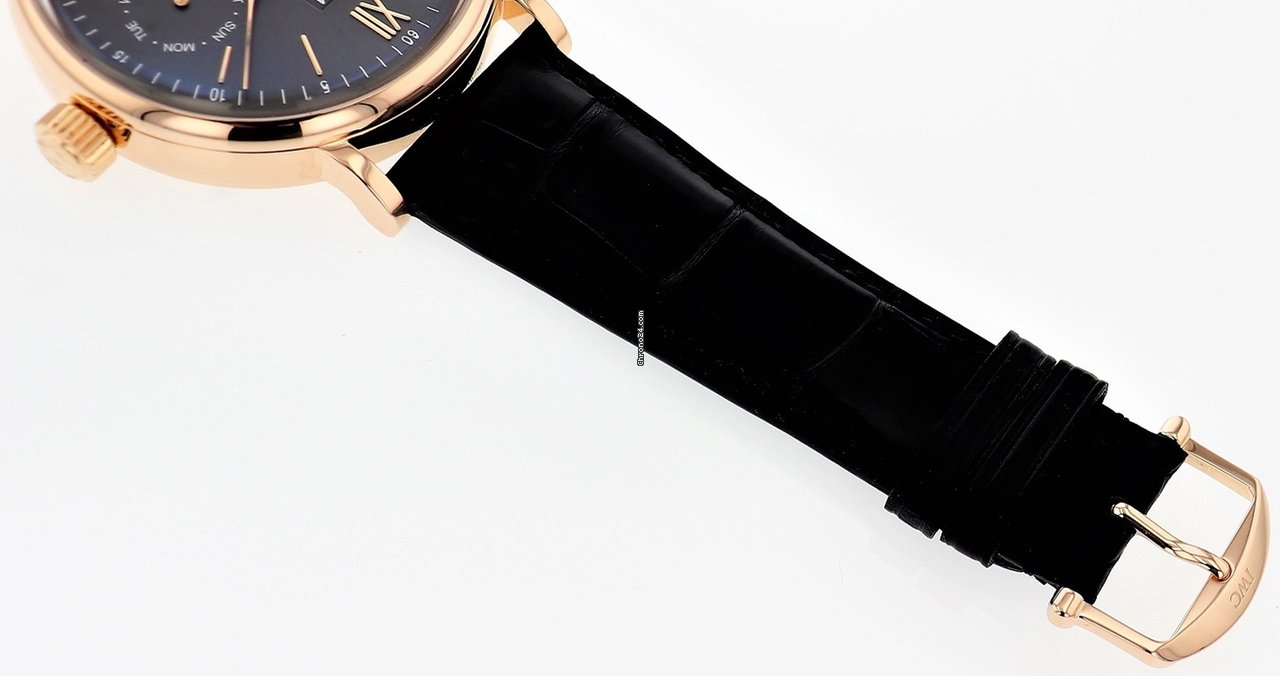 IWC Portofino Hand-Wound Mens watch Unisex Automatic Rose gold IW516203 5