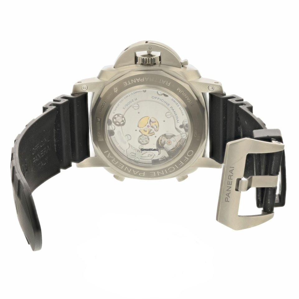 Panerai Luminor 1950 Rattrapante 8 Days Mens watch Unisex Manual winding Titanium PAM 00530 5
