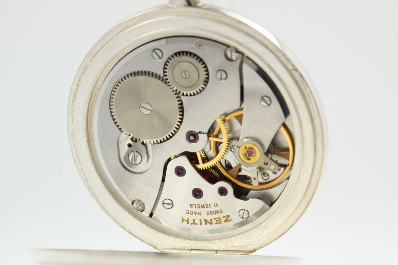 Zenith Mens watch Unisex Manual winding Silver 07-0140-034 5