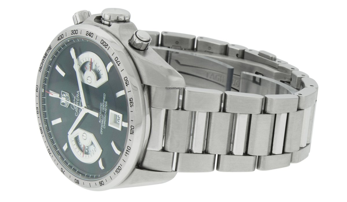 TAG Heuer Grand Carrera Mens watch Unisex Automatic Steel CAV511A.BA0902 5
