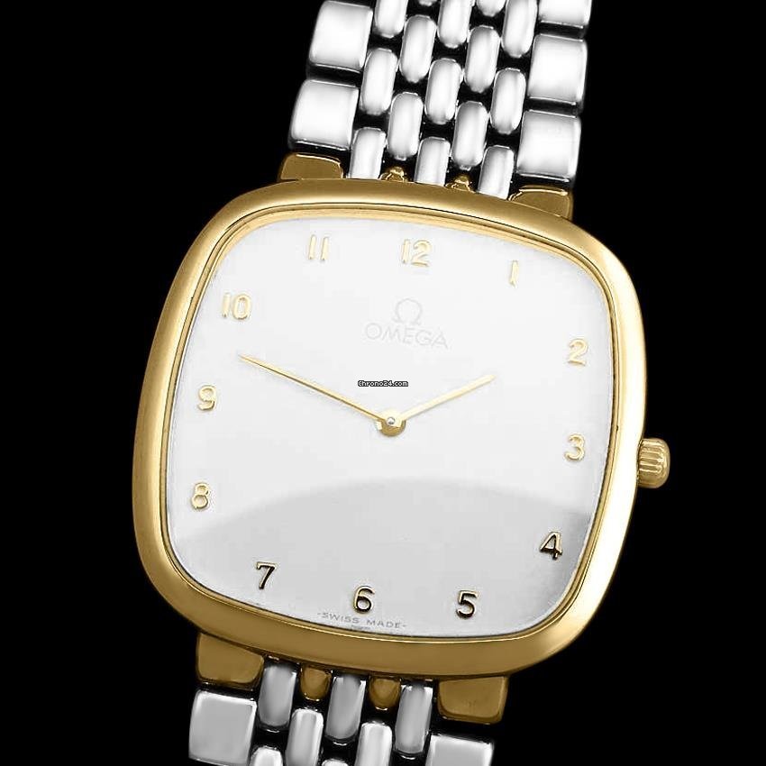 Omega De Ville Mens watch Unisex Quartz Gold Steel 6594 5