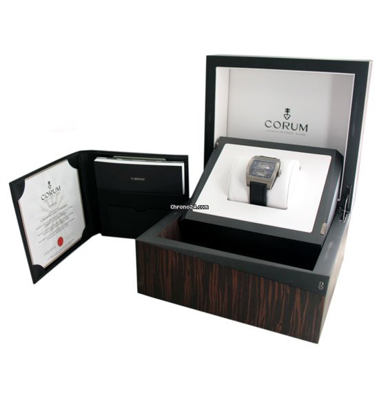 Corum Ti-Bridge Mens watch Unisex Manual winding Titanium 007.400.06 F371 5