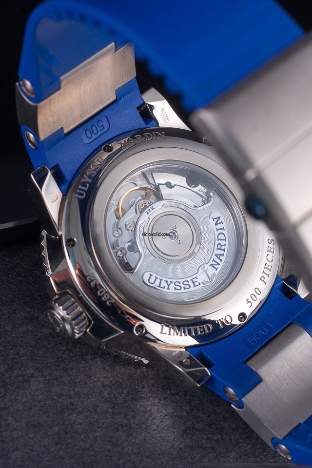 Ulysse Nardin Maxi Marine Diver Mens watch Unisex Automatic White gold 260-32 6