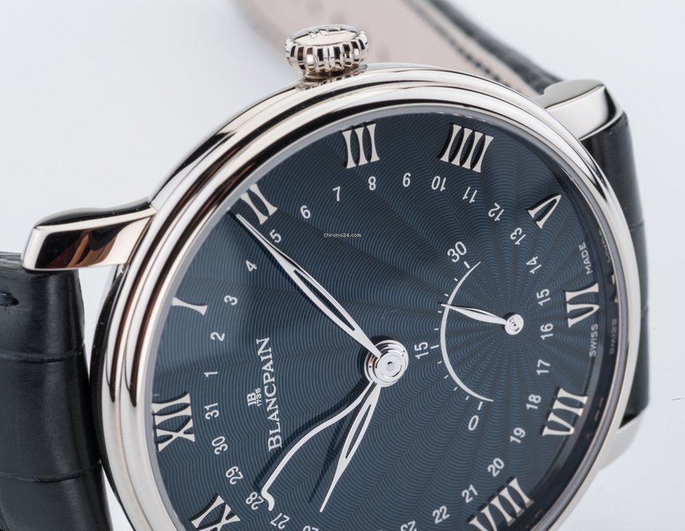 Blancpain Villeret Ultra-Slim Mens watch Unisex Automatic White gold 6653q-1529-55b 6