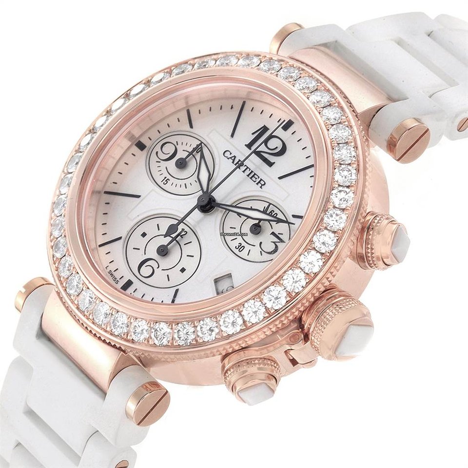 Cartier Pasha Seatimer Womens watch Quartz Rose gold WJ130004 6