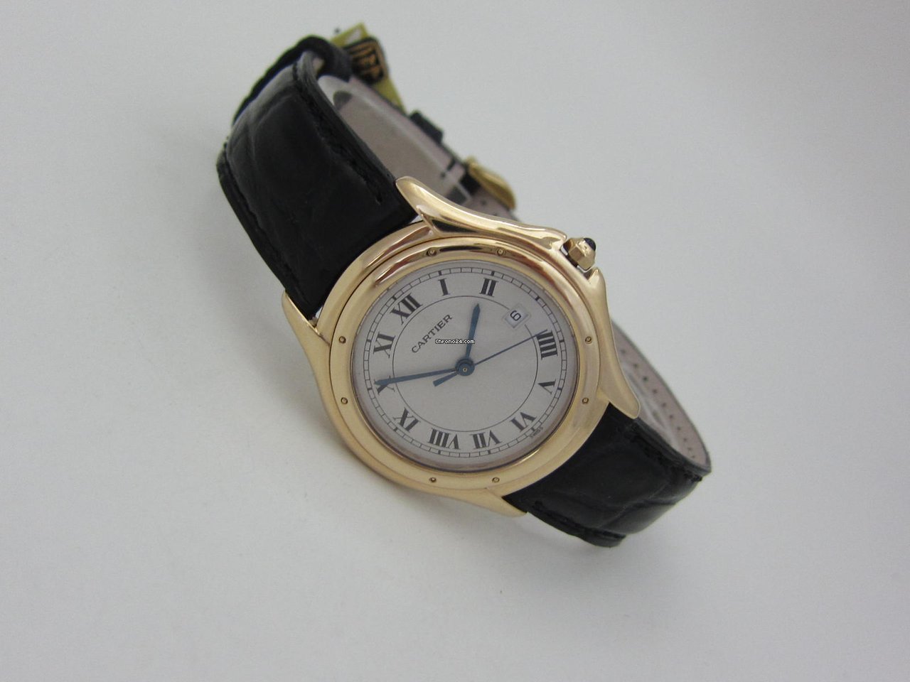 Cartier Cougar Mens watch Unisex Quartz Yellow gold 887920 6
