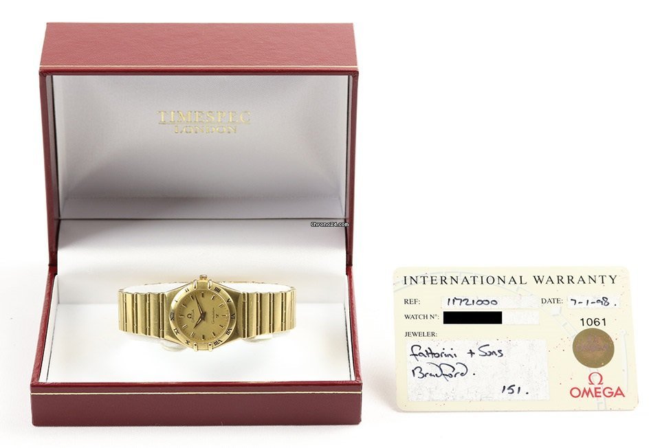 Omega Constellation Womens watch Quartz Yellow gold 1172.10.00 6