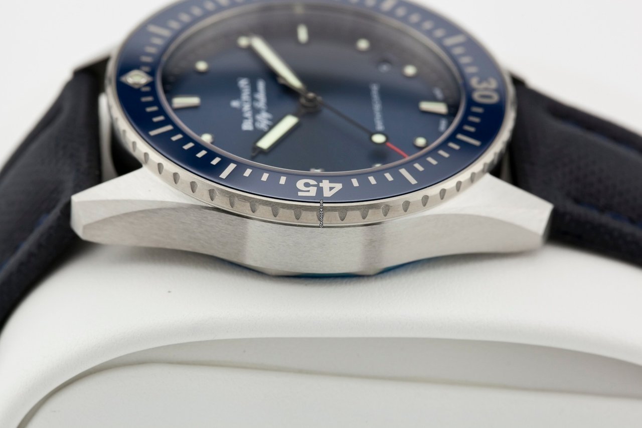 Blancpain Fifty Fathoms Bathyscaphe Mens watch Unisex Automatic Steel 5100-1140-O52A 6