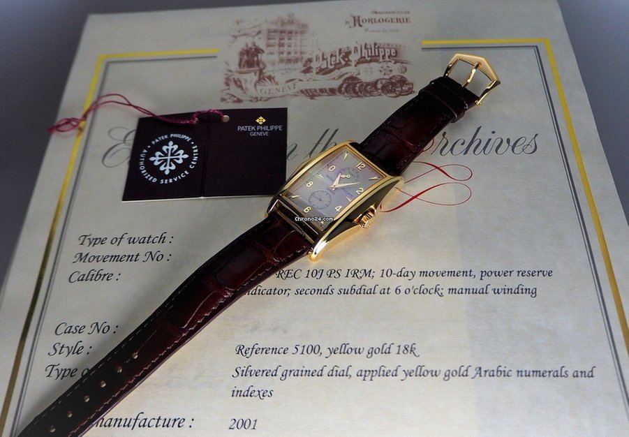 Patek Philippe Gondolo Mens watch Unisex Manual winding Yellow gold 5100 J-001 6