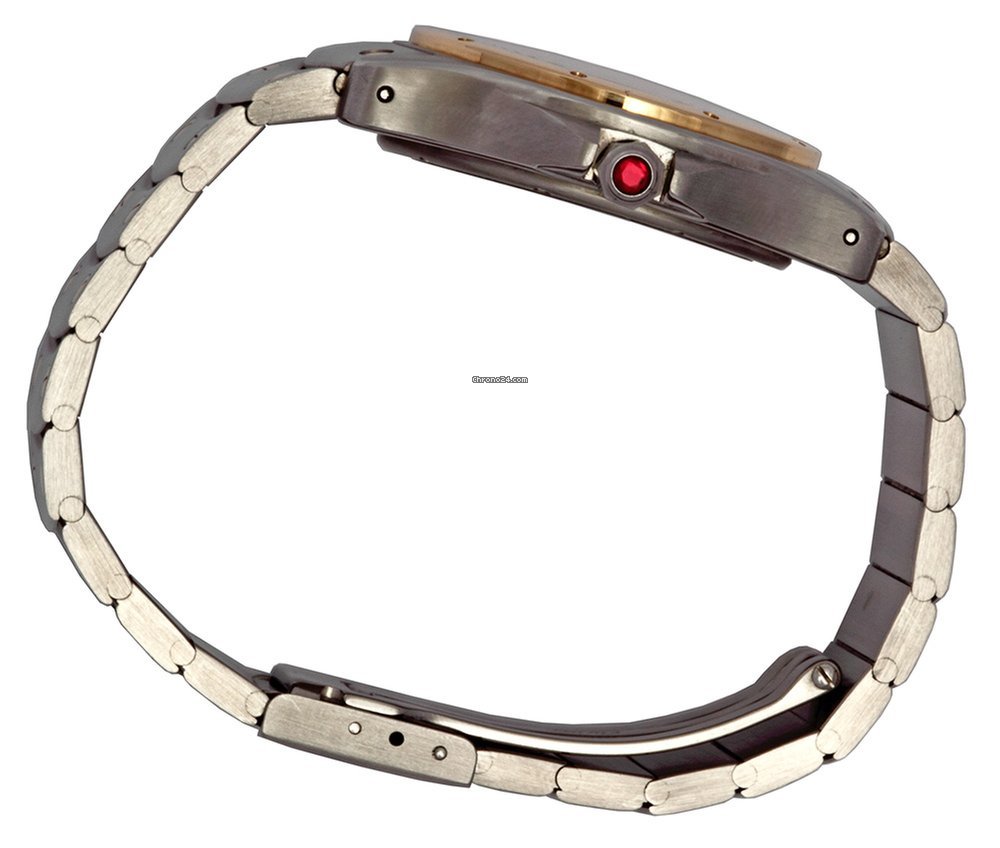 Cartier Santos Mens watch Unisex Automatic Gold Steel W20038R3 6