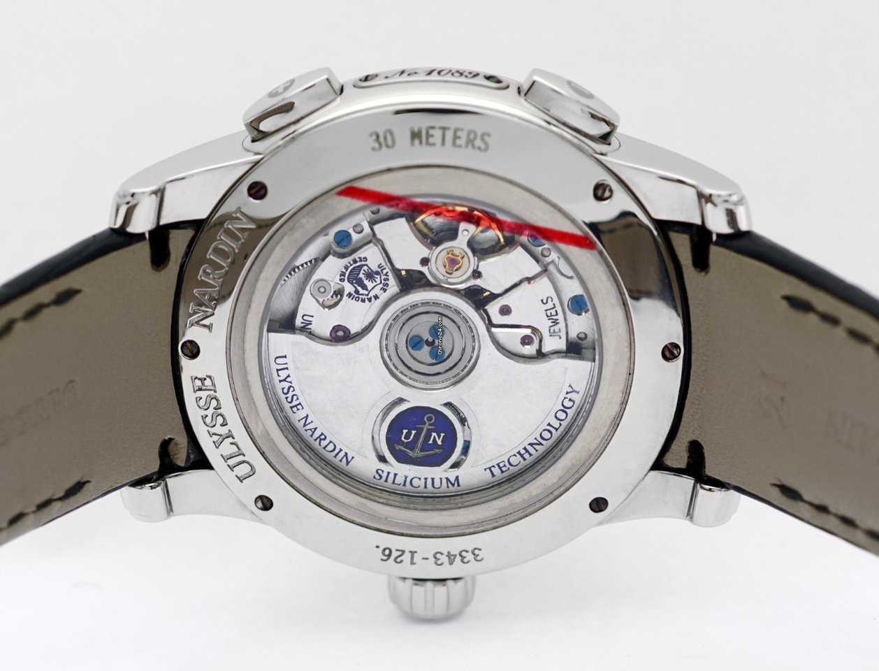Ulysse Nardin Dual Time Mens watch Unisex Automatic Steel U3343-126 912 6