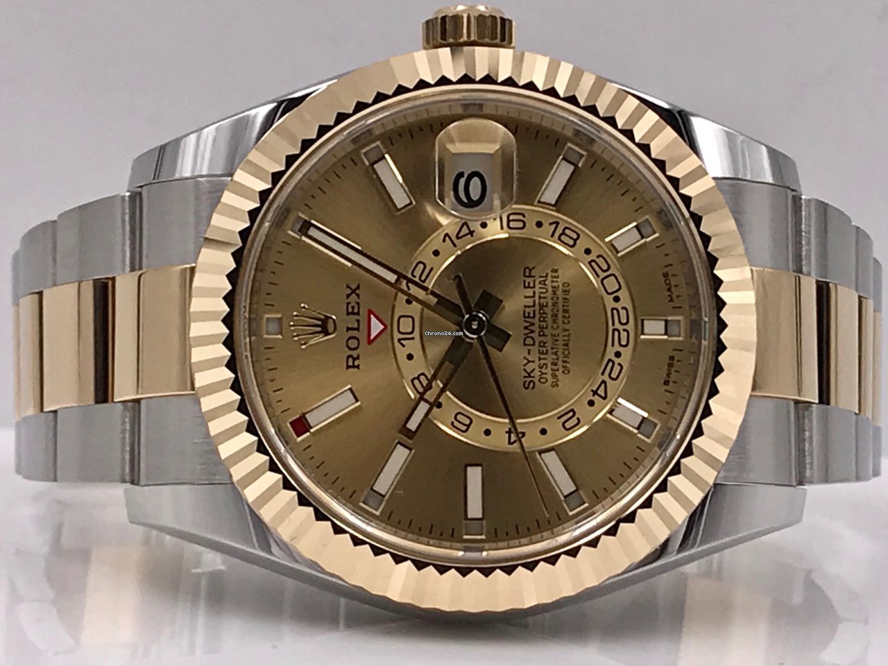 Rolex Sky-Dweller Mens watch Unisex Gold Steel Automatic 326933-0001 6