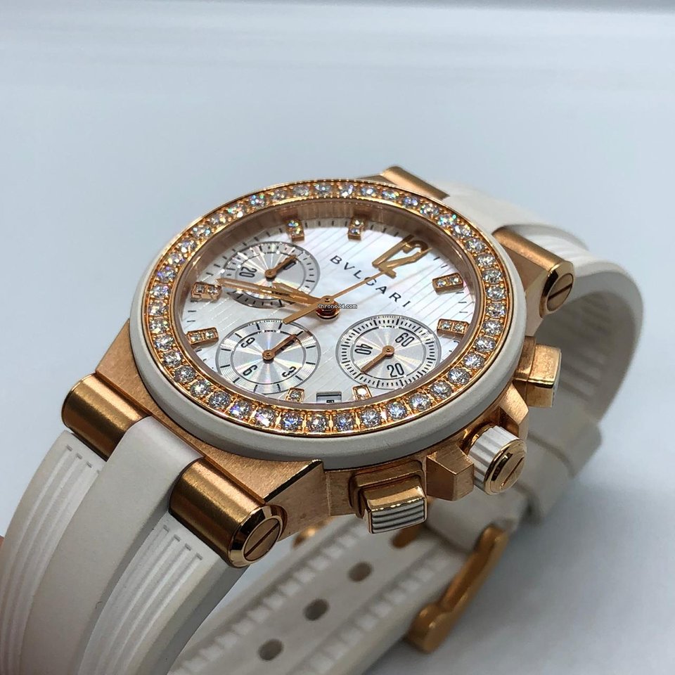 Bulgari Diagono Womens watch Automatic Rose gold DGP35WGDWVDCH.8 6