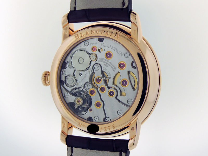 Blancpain Villeret Mens watch Unisex Manual winding Rose gold 6613.3631.55B 6