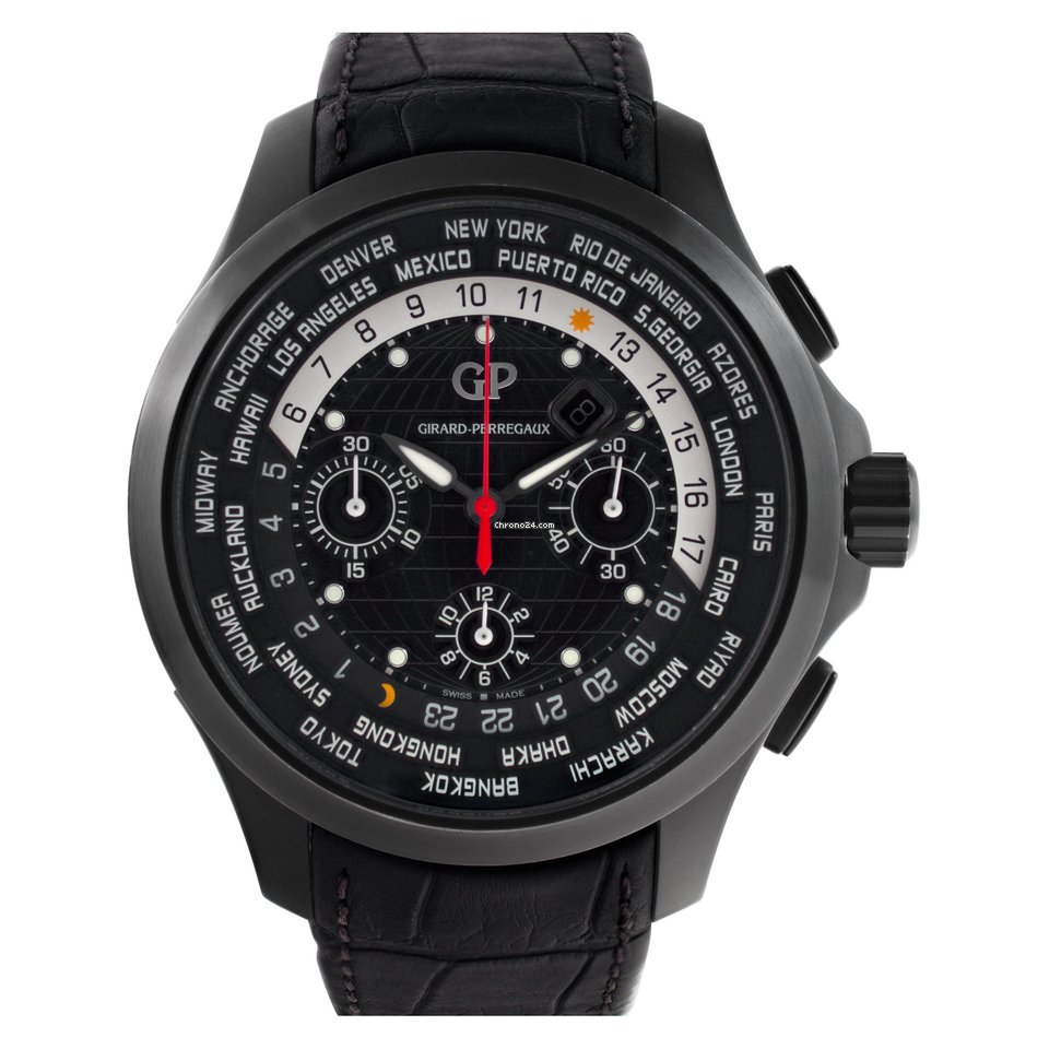 Girard Perregaux Traveller Mens watch Unisex Automatic Titanium 49700-21-631 BB6C 6