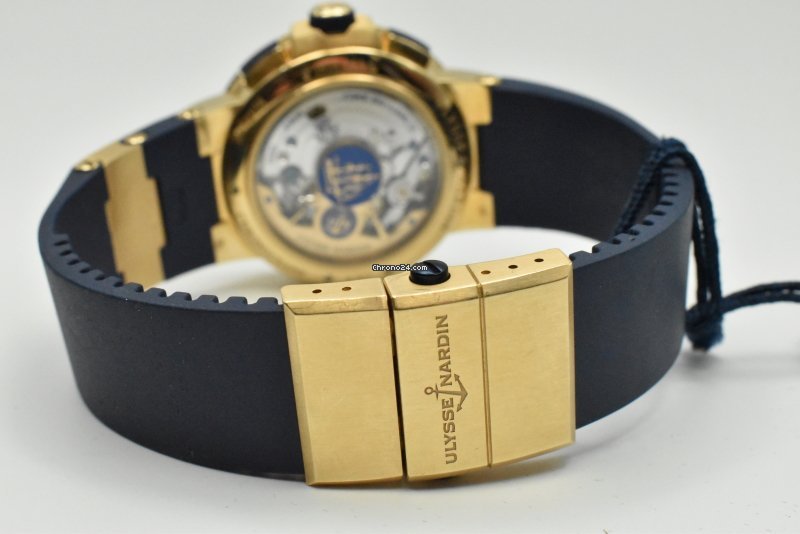 Ulysse Nardin Marine Chronograph Mens watch Unisex Automatic Rose gold 1506-150LE-3 63-VB 6