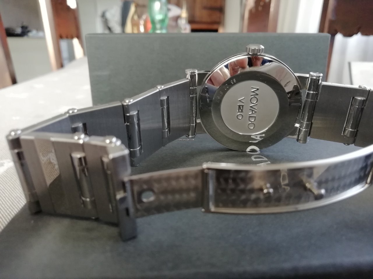 Movado Vizio Mens watch Unisex Quartz Steel 83 C2 878.7 6