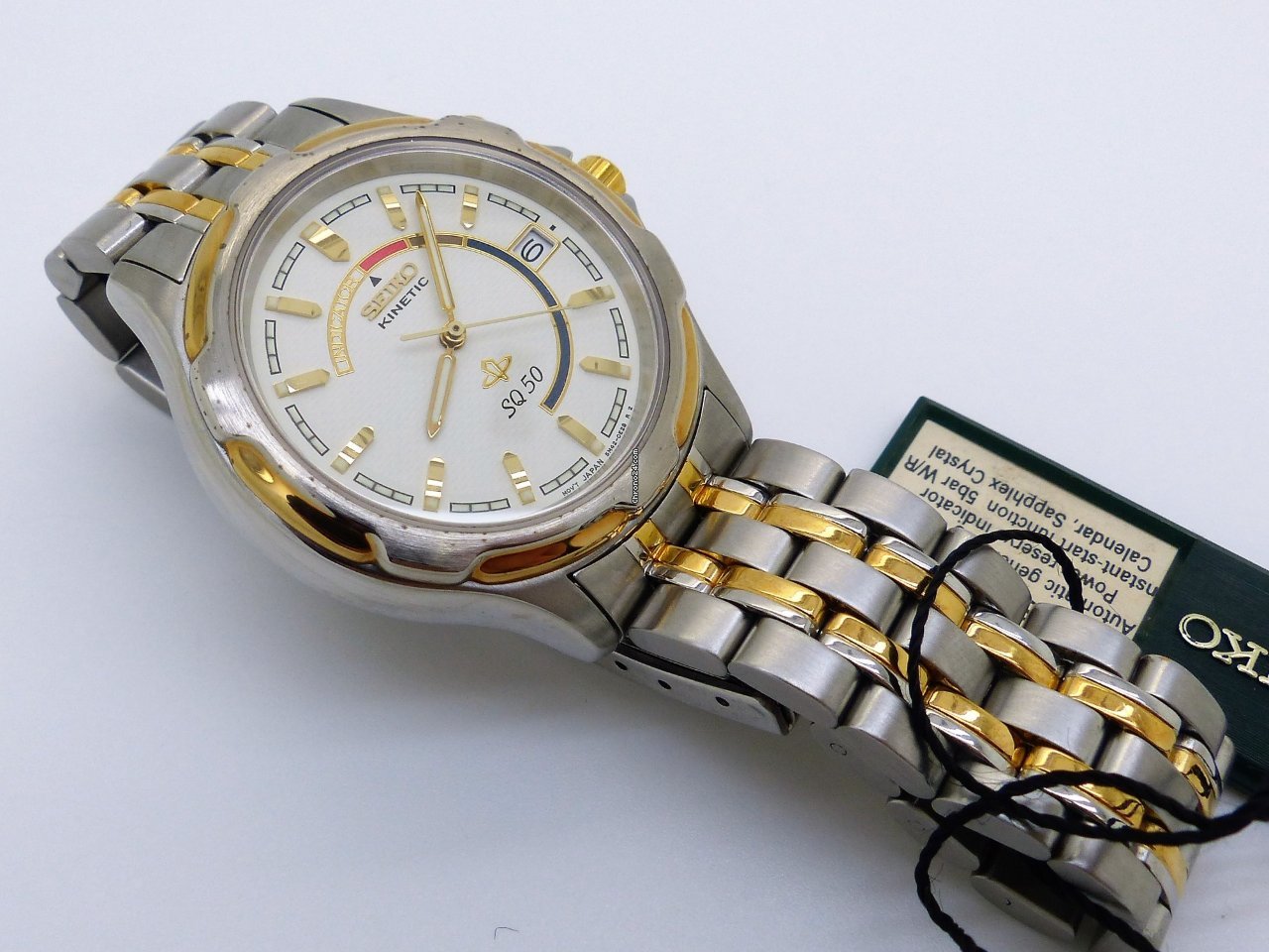 Seiko Kinetic Mens watch Unisex Quartz Steel SKH181P1 6