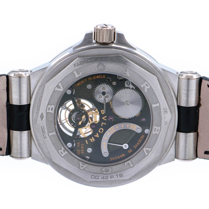 Bulgari Diagono Mens watch Unisex Automatic Platinum DG42PTB 6