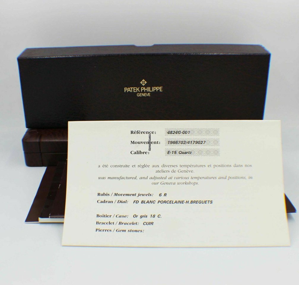Patek Philippe Gondolo Womens watch Quartz White gold 4824G 6