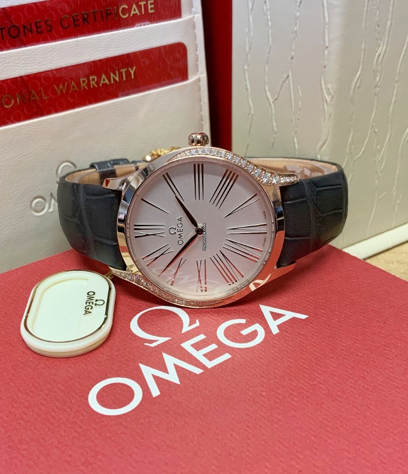 Omega De Ville Tresor Womens watch Quartz Rose gold 428.58.36.60.02.001 6