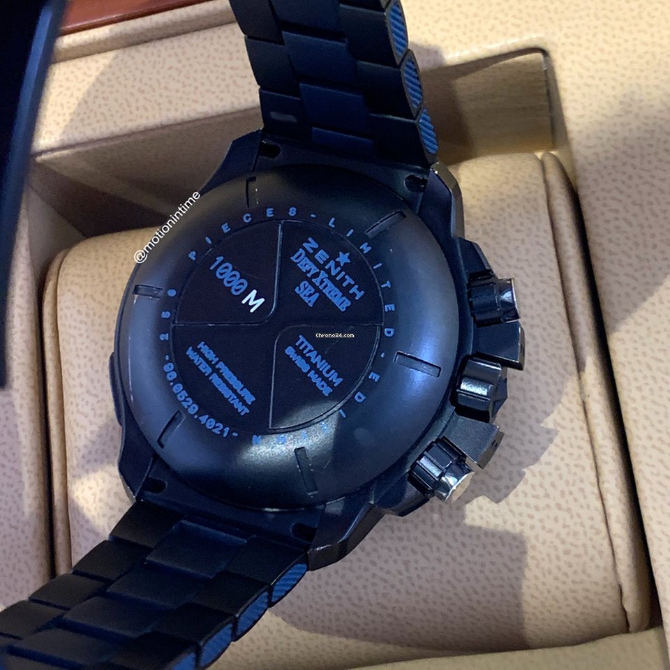 Zenith Defy El Primero Mens watch Unisex Automatic Titanium 96.0529.4021 51.M533 6