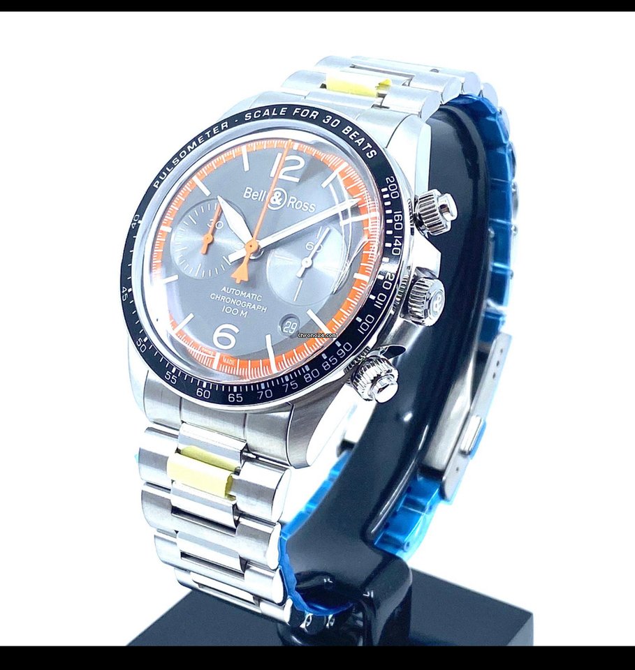 Bell & Ross BR V2 Mens watch Unisex Automatic Steel BRV294-ORA-ST SST 6