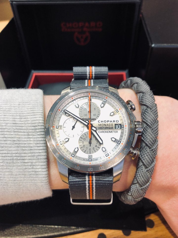 Chopard Grand Prix de Monaco Historique Mens watch Unisex Automatic Titanium 168570-3002 6