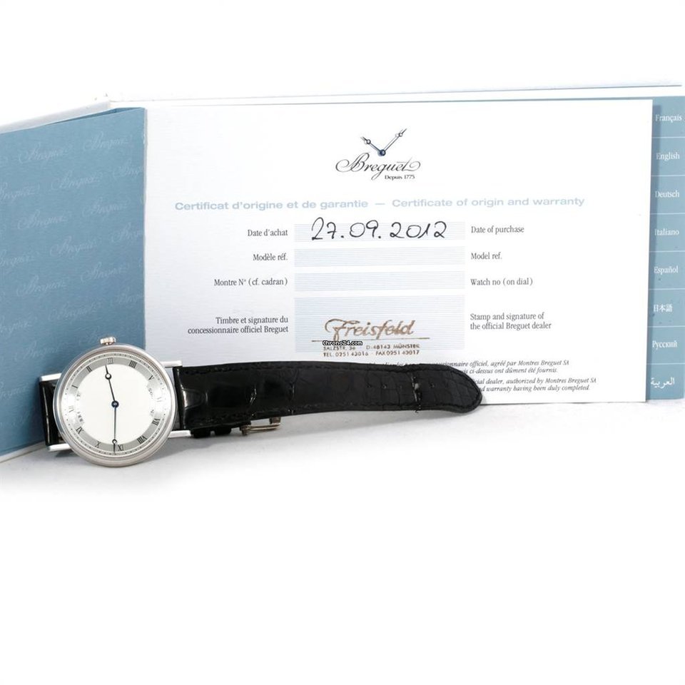 Breguet Classique Mens watch Unisex Automatic White gold 5157 6