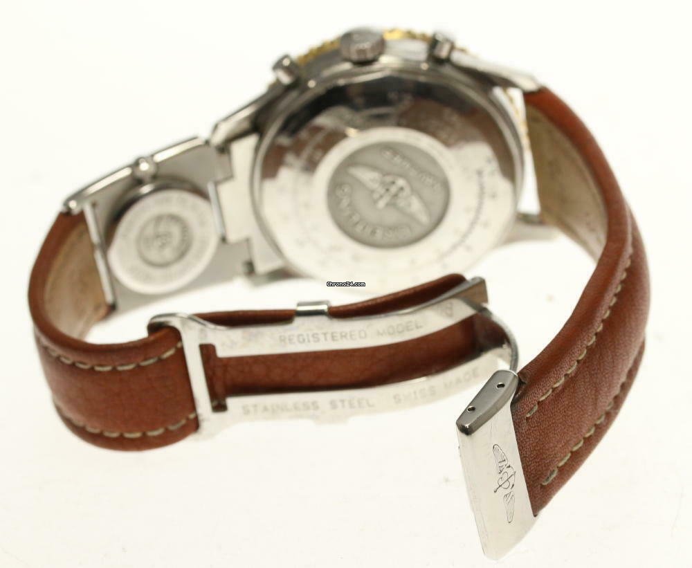 Breitling Navitimer Mens watch Unisex Automatic Gold Steel D13020 6