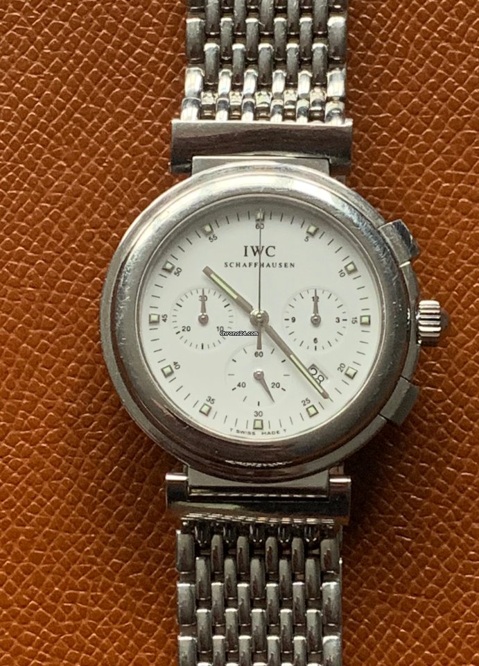 IWC Da Vinci Chronograph Mens watch Unisex Quartz Steel 3728-002 6