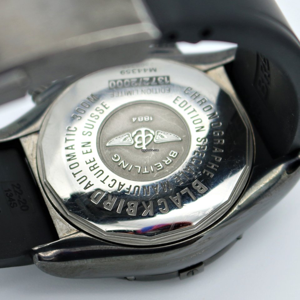 Breitling Blackbird Mens watch Unisex Automatic Steel M44359 6