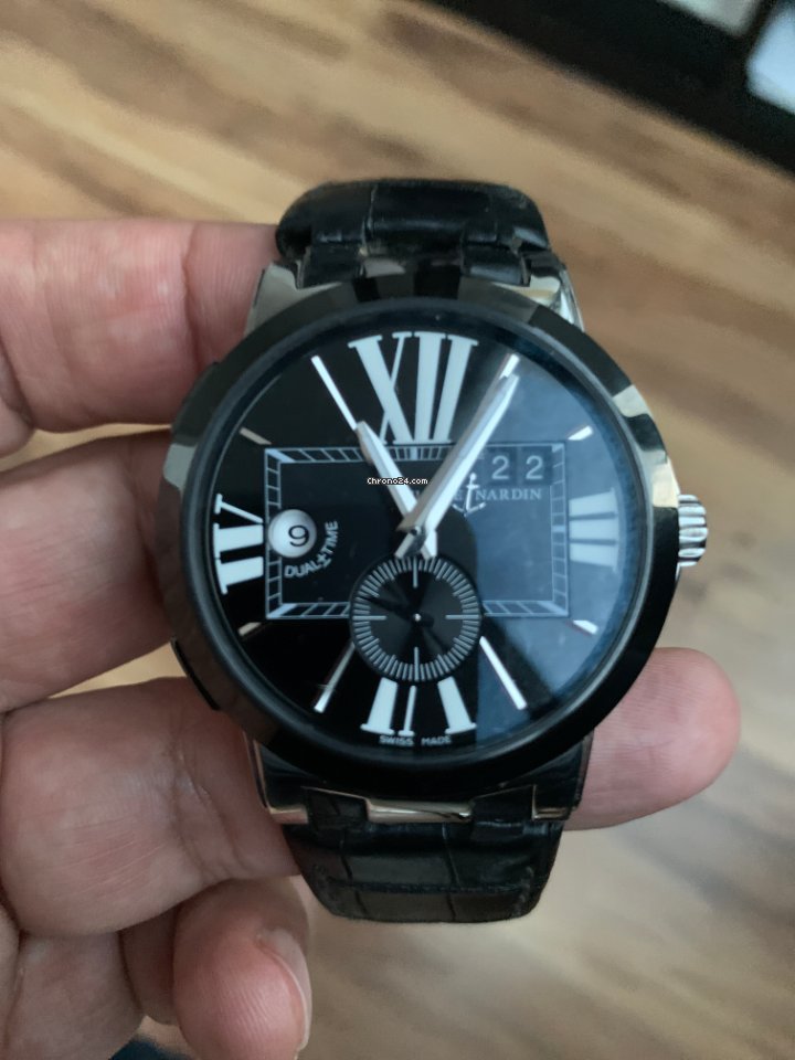 Ulysse Nardin Executive Dual Time Mens watch Unisex Automatic Steel 243-00 42 6