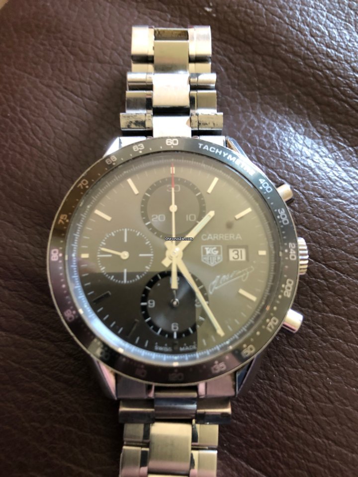 TAG Heuer Carrera Calibre 16 Mens watch Unisex Automatic Steel CV201C.FT6007 6