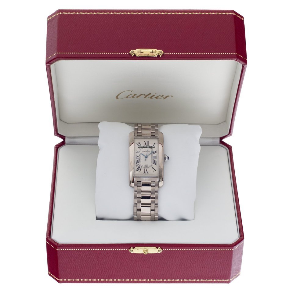 Cartier Tank Americaine Mens watch Unisex Automatic White gold W2605511 6