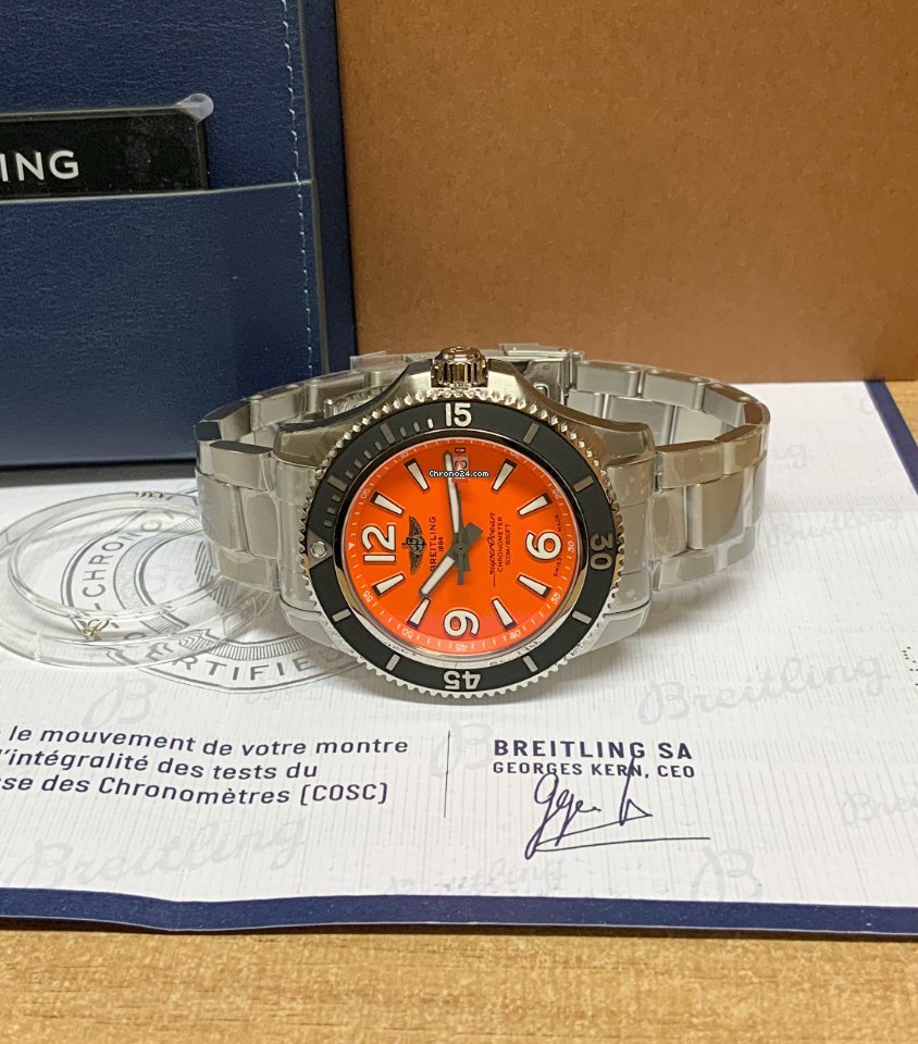 Breitling Superocean 42 Mens watch Unisex Automatic Steel A17366D71O1A1 6