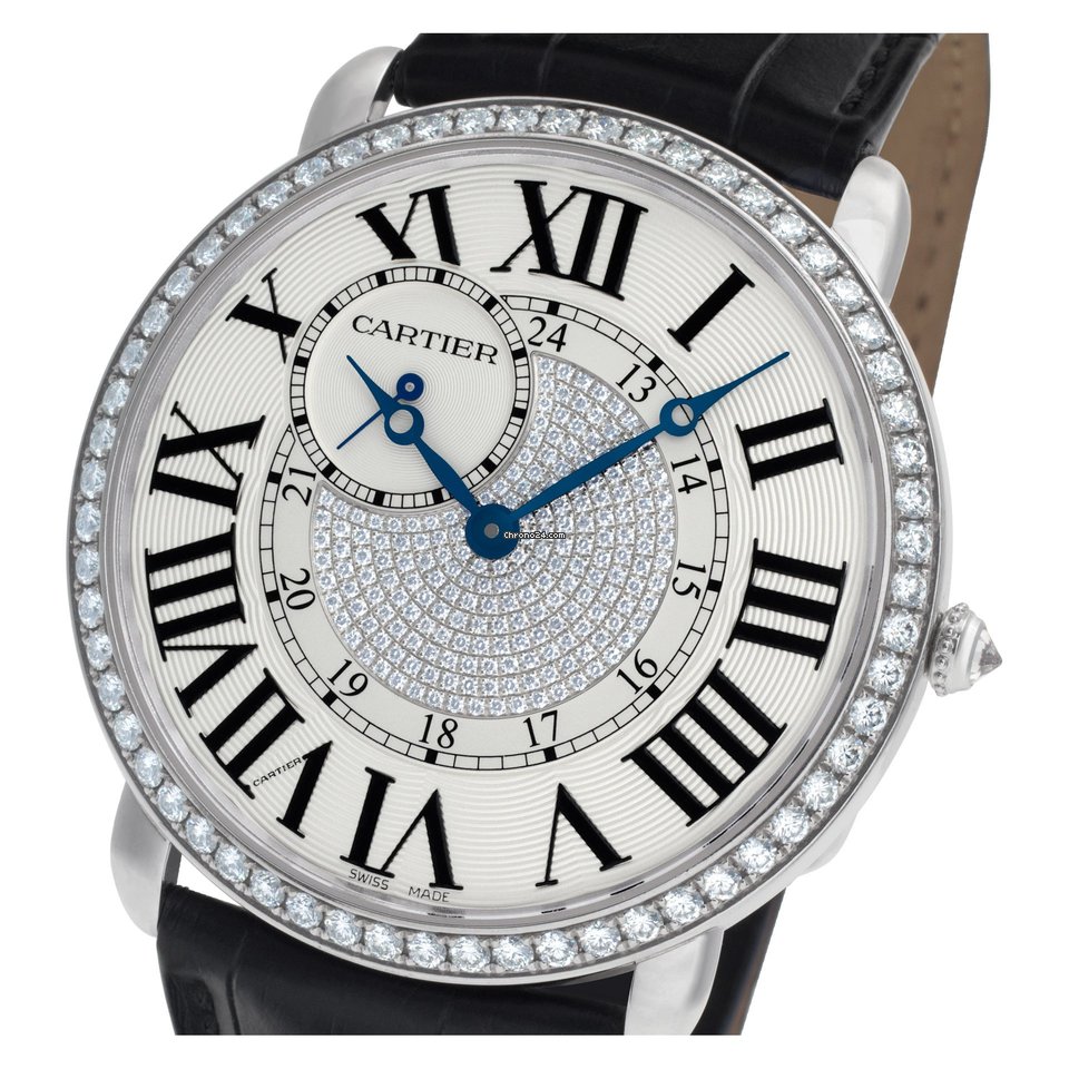 Cartier Ronde Louis Cartier Mens watch Unisex Manual winding White gold WR007004 6