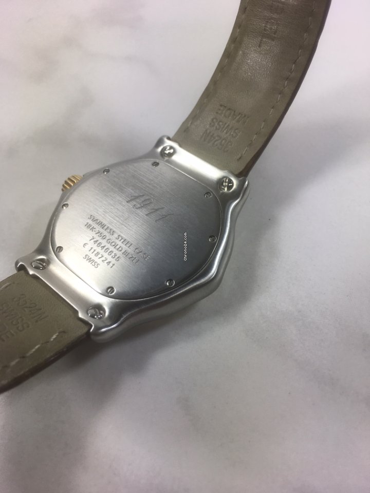 Ebel 1911 Mens watch Unisex Quartz Gold Steel 1187241 6
