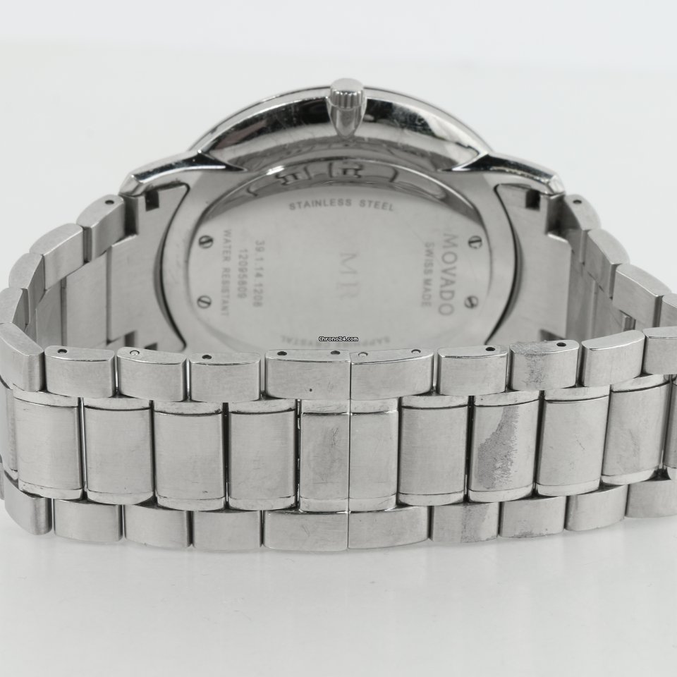 Movado Mens watch Unisex Quartz Steel 39.1.14.1208 6
