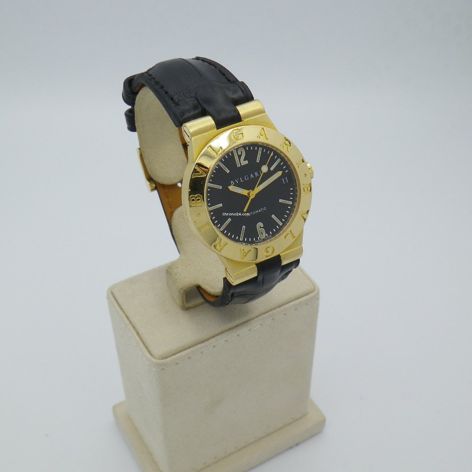 Bulgari Diagono Womens watch Automatic Yellow gold LC29G 6