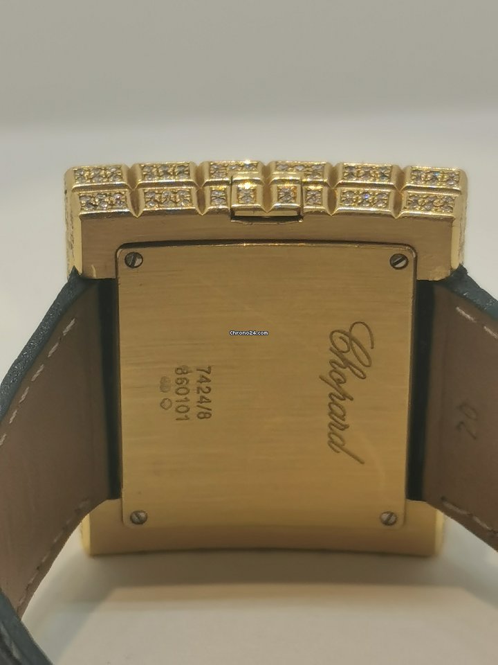 Chopard Ice Cube Mens watch Unisex Quartz Yellow gold 12 7407 6