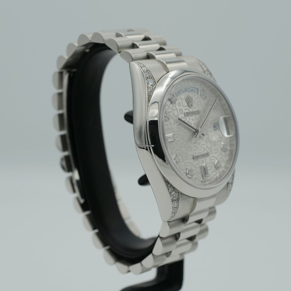 Rolex Day-Date 36 Mens watch Unisex Platinum Automatic 118296 6
